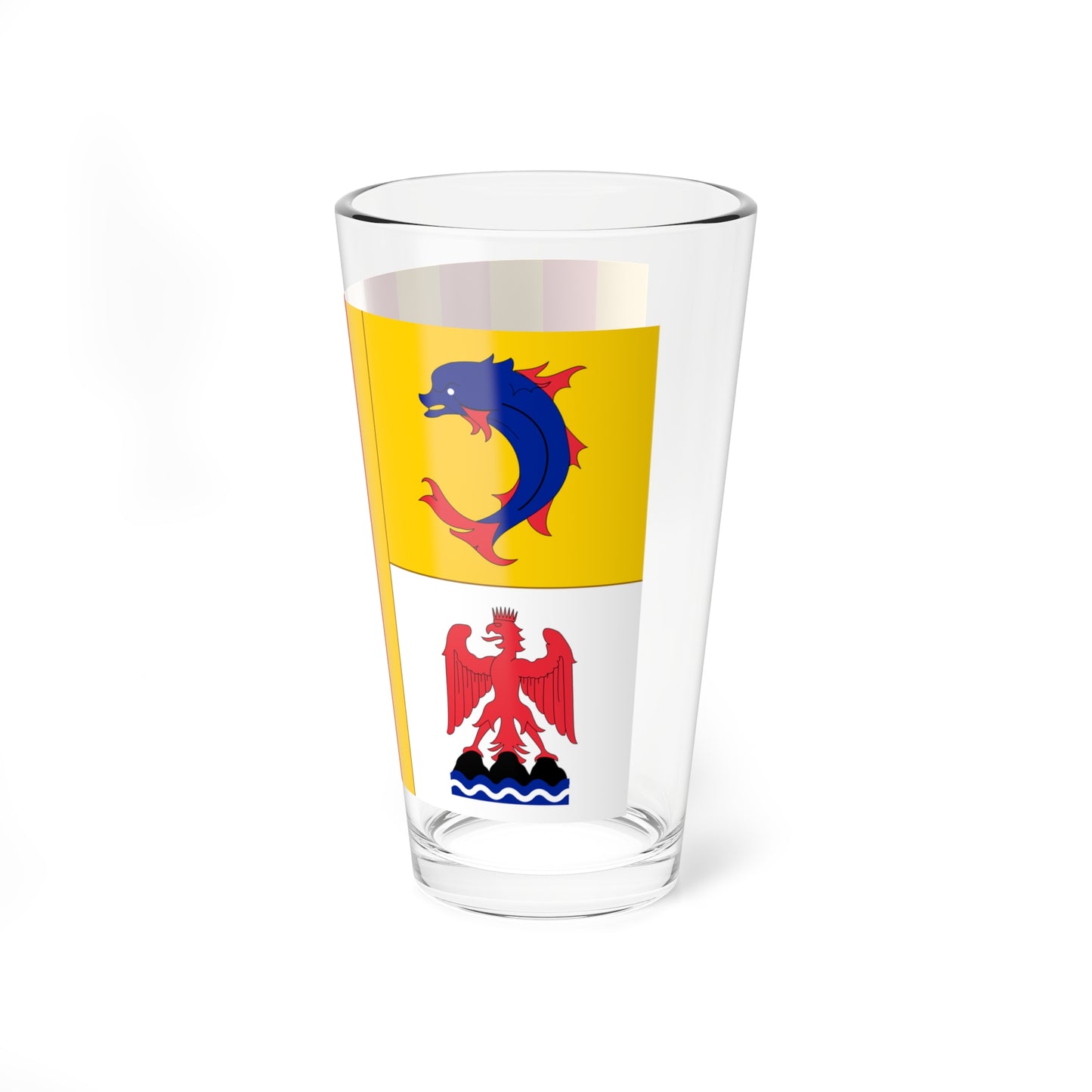 Flag of Provence-Alpes-Cote dAzur (France) Pint Glass 16oz