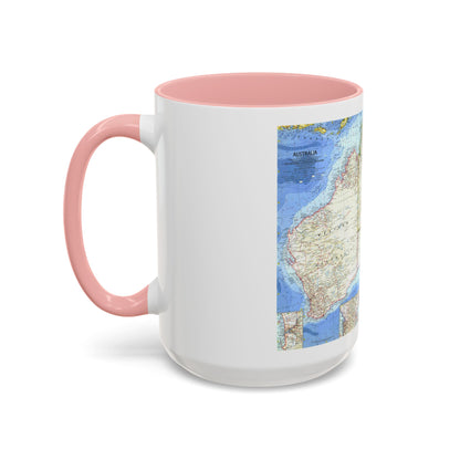 Australia (1963) (Map) Accent Coffee Mug