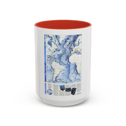Atlantic Ocean (1990) (Map) Accent Coffee Mug