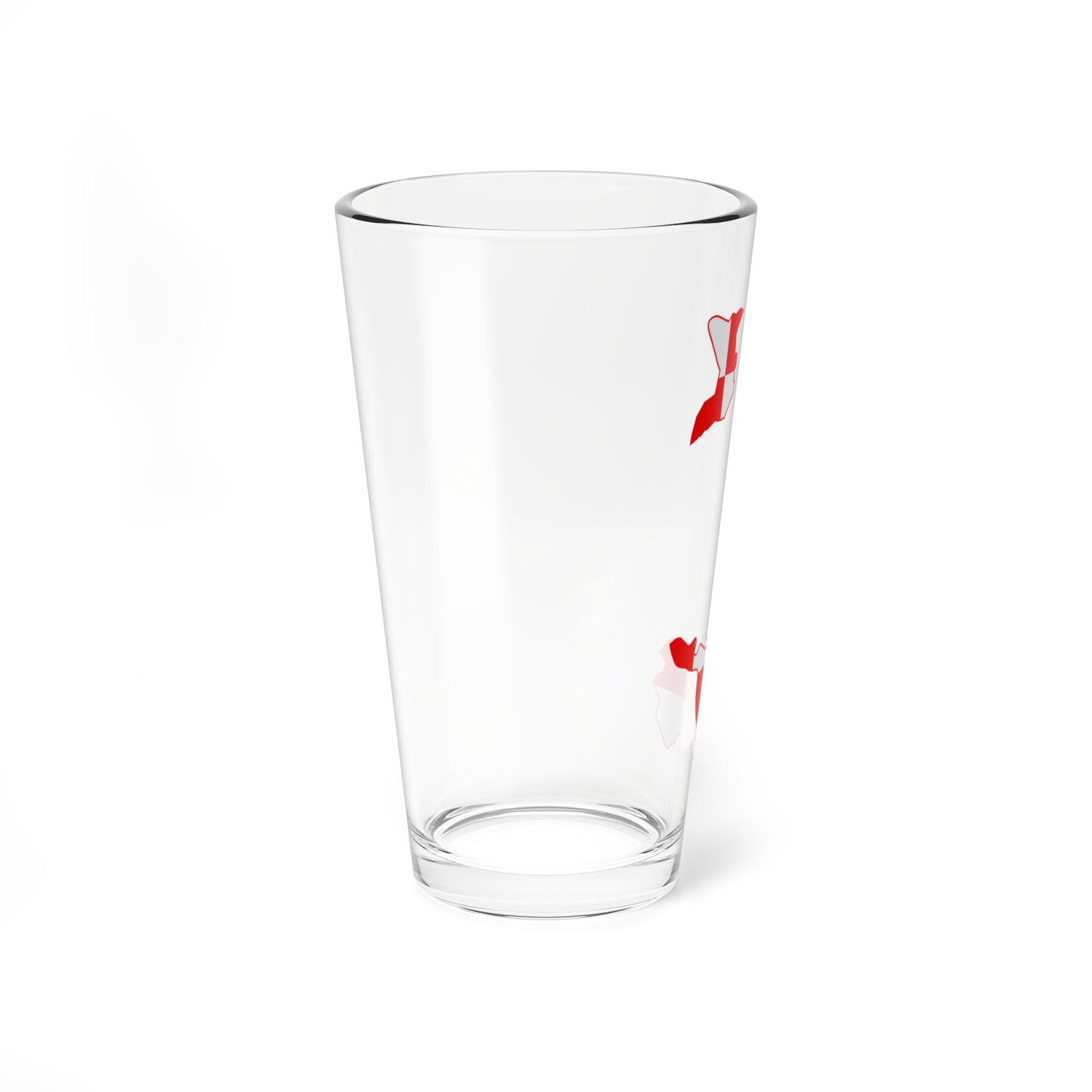 Flag map of Bremen (Germany) Pint Glass 16oz