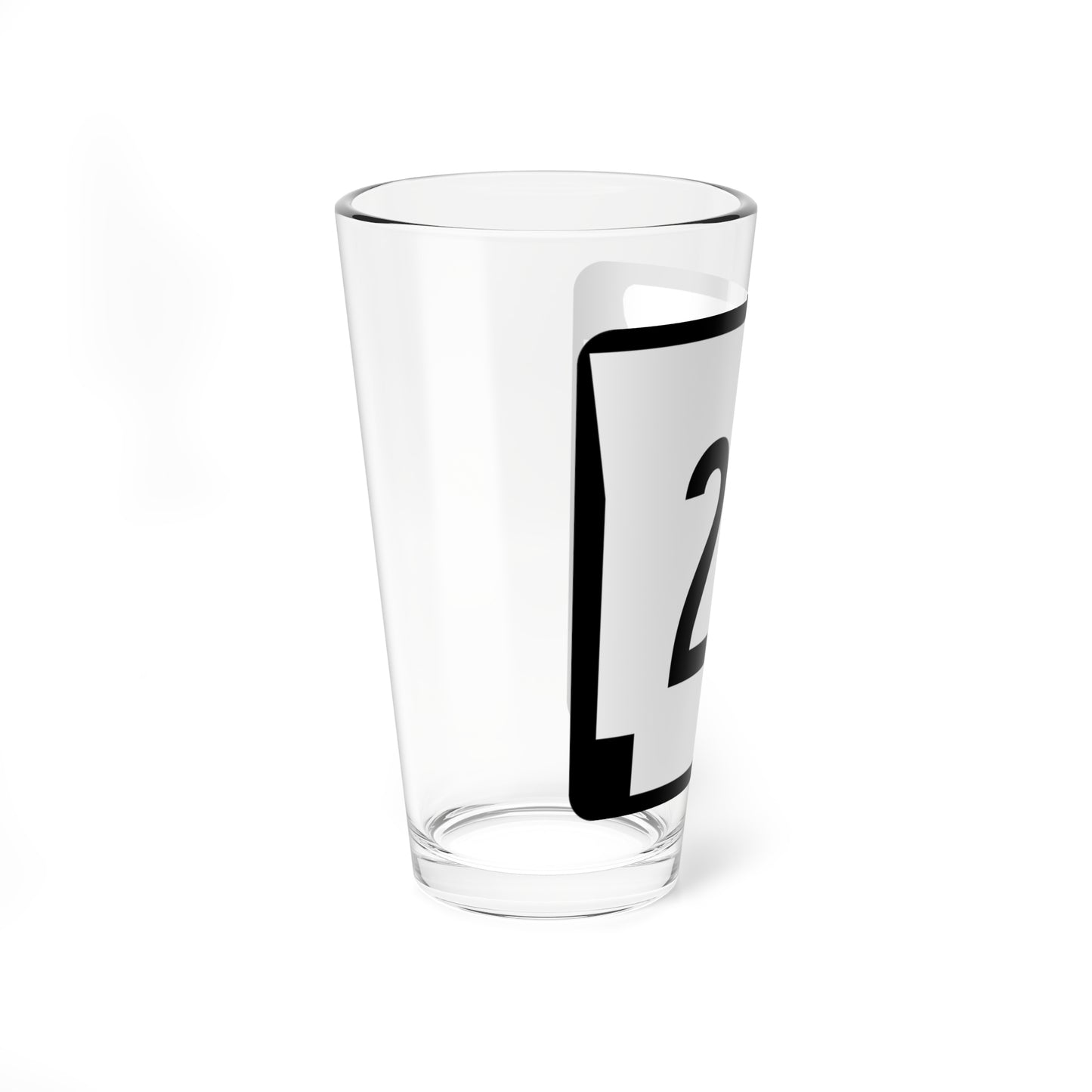 Arkansas 24 (Arkansas) (Road Sign) Pint Glass 16oz