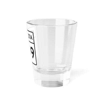 MN-259 1948 (Minnesota) (Road Sign) Shot Glass 1.5oz