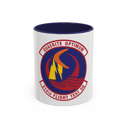 514th Flight Test Squadron (U.S. Air Force) Accent Coffee Mug