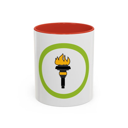 Public Health (Boy Scout Merit Badge) Accent Coffee Mug