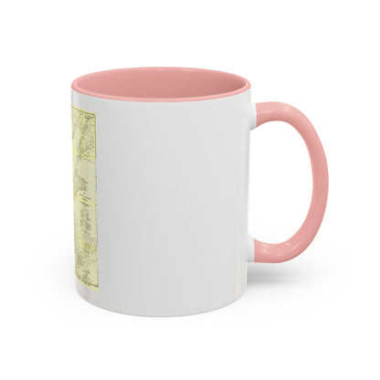 China, North Eastern (1900) (Map) Accent Coffee Mug