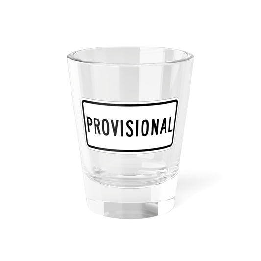 Temporary plate es (Puerto Rico) (Road Sign) Shot Glass 1.5oz