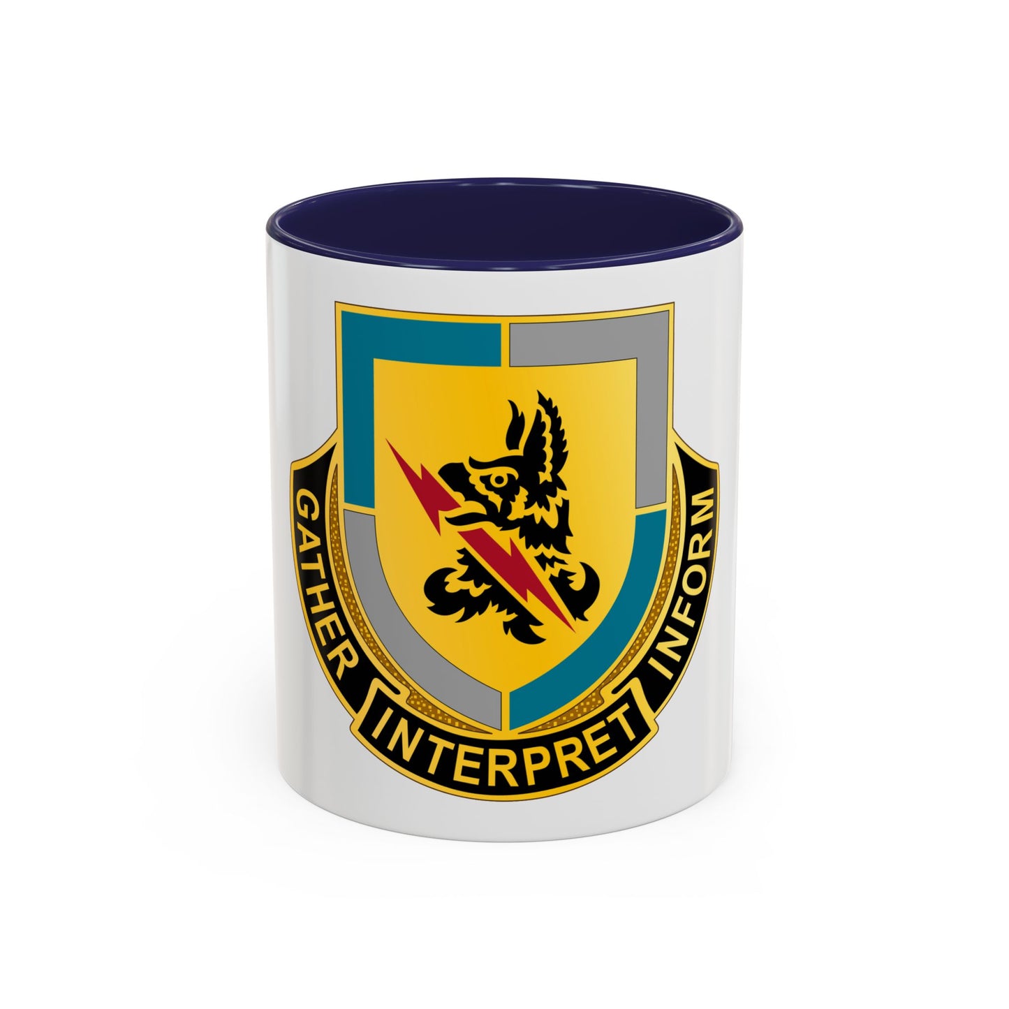 134 Military Intelligence Battalion (U.S. Army) Accent Coffee Mug