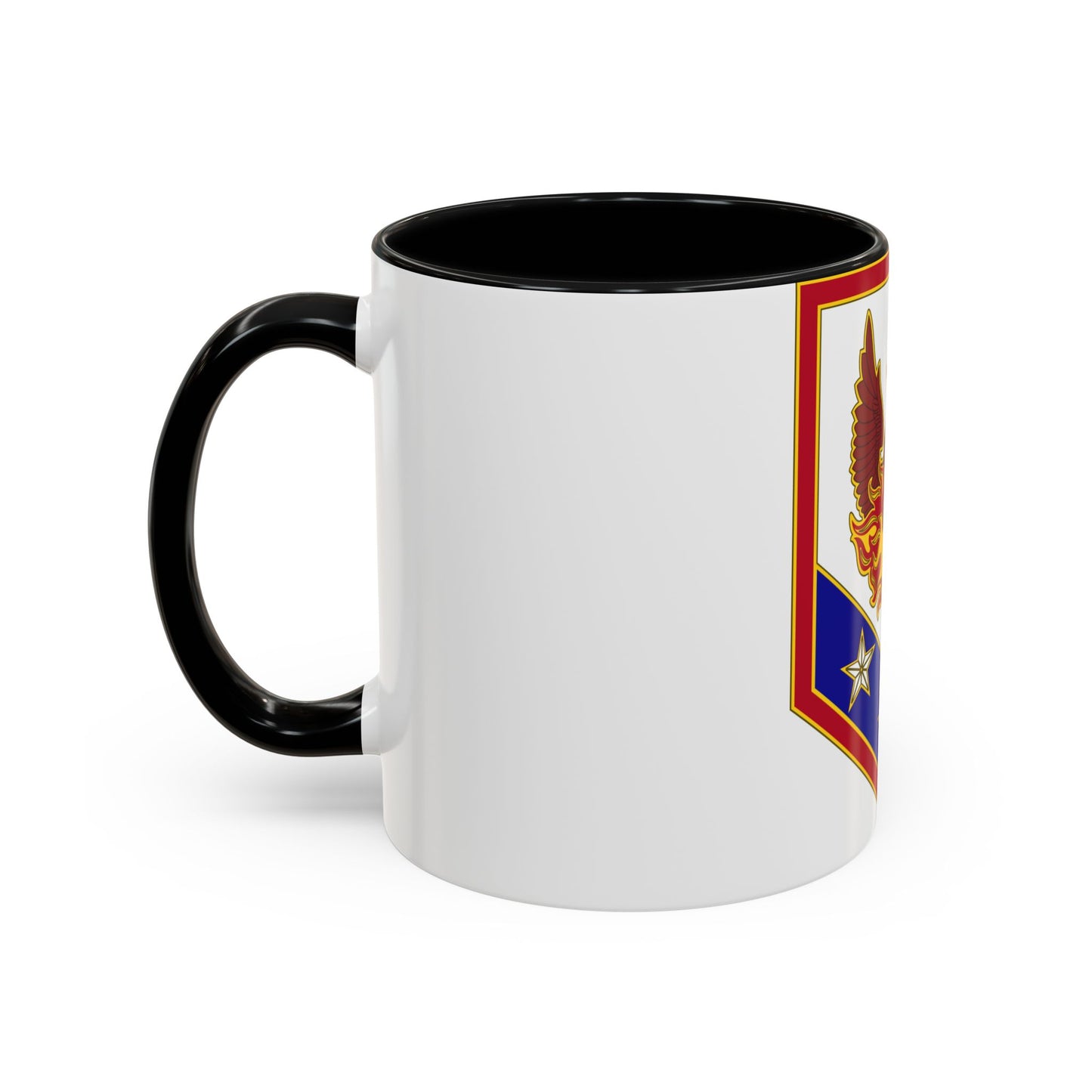 110 Maneuver Enhancement Brigade (U.S. Army) Accent Coffee Mug