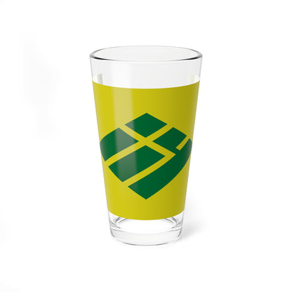 Flag of Kajikawa Niigata 1962-2005 (Japan) Pint Glass 16oz