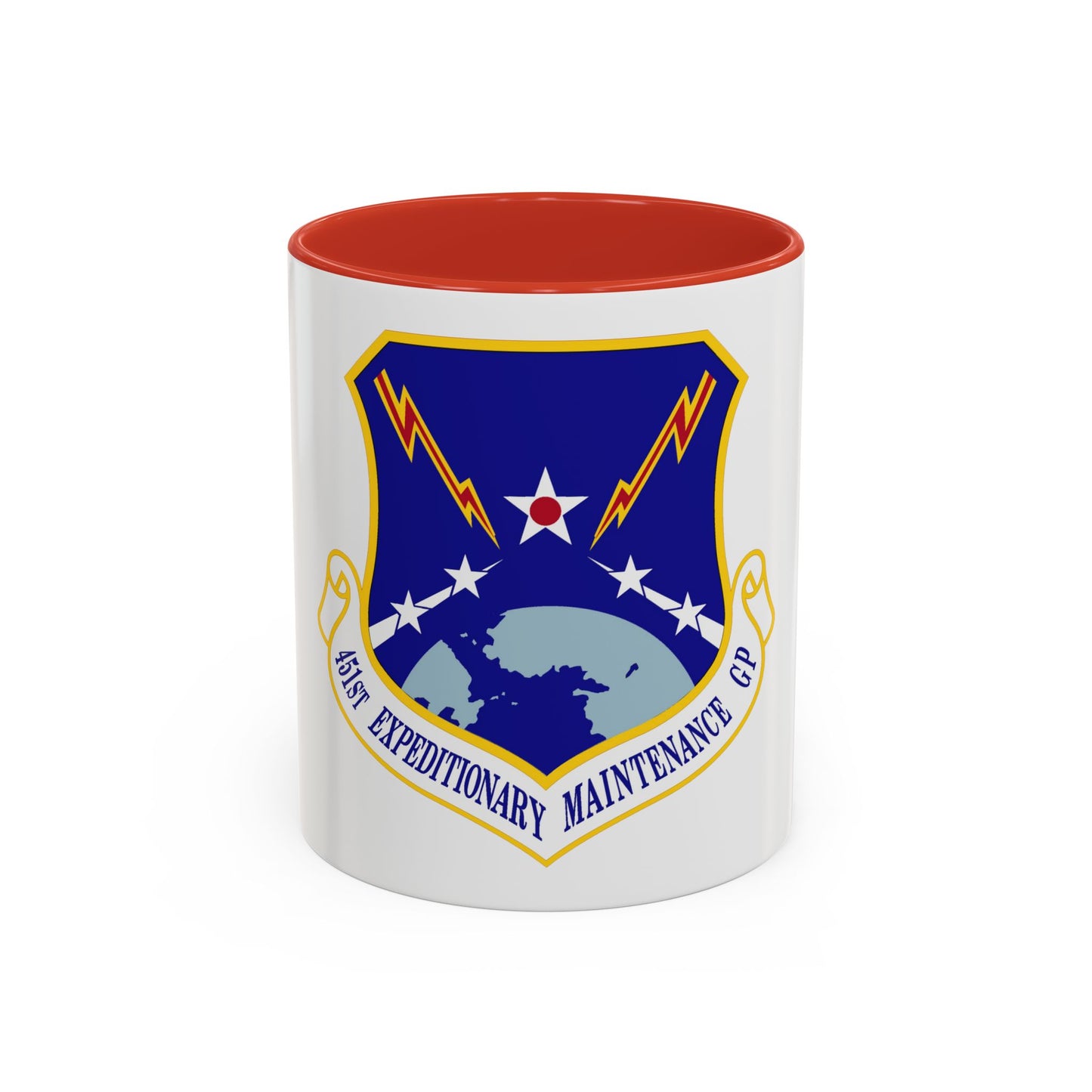 451st Expeditionary Maintenance Group (U.S. Air Force) Accent Coffee Mug