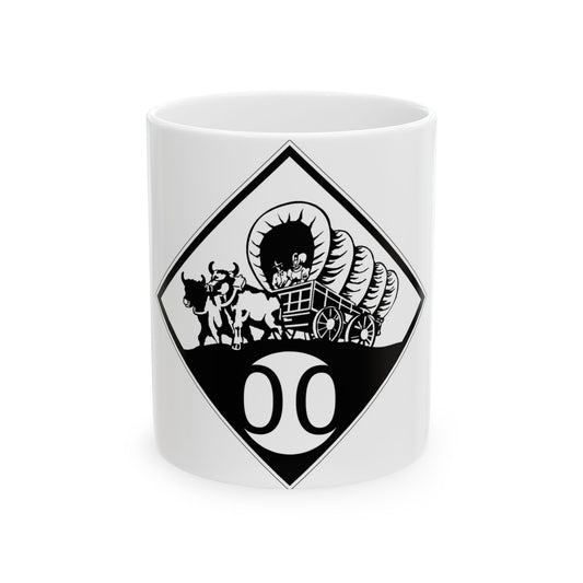 N-00 1926 template (Nebraska) (Road Sign) White Coffee Mug