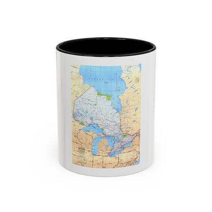 Canada - Ontario (1978) (Map) Accent Coffee Mug