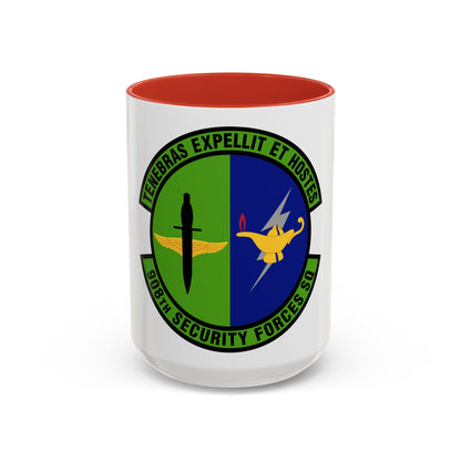 908th Security Forces Squadron (U.S. Air Force) Accent Coffee Mug