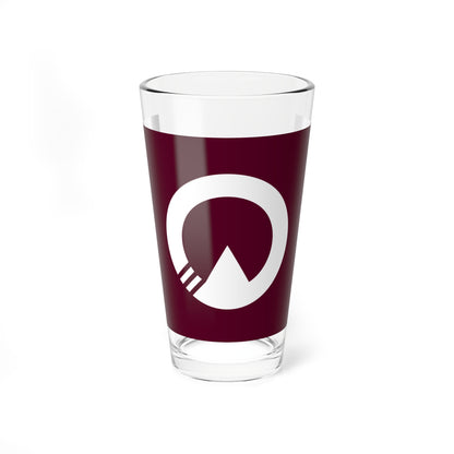 Flag of Atsuta Hokkaido 1963-2005 (Japan) Pint Glass 16oz