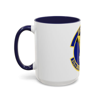 316th Operations Support Squadron (U.S. Air Force) Accent Coffee Mug