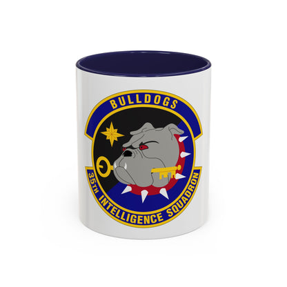 35 Intelligence Squadron AFISRA (U.S. Air Force) Accent Coffee Mug