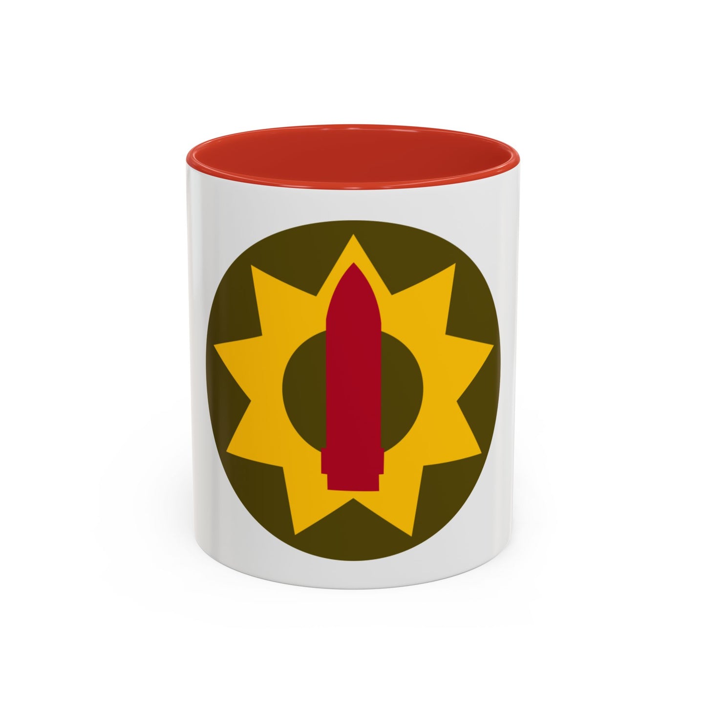 Pacific Coastal Frontier (U.S. Army) Accent Coffee Mug