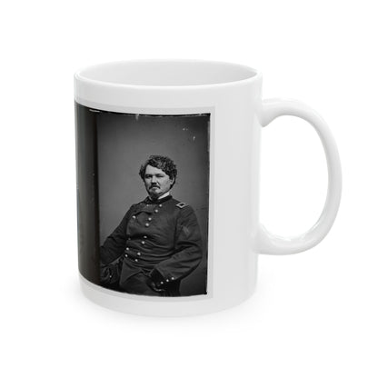 Portrait Of Brig. Gen. Samuel D. Sturgis, Officer Of The Federal Army (U.S. Civil War) White Coffee Mug