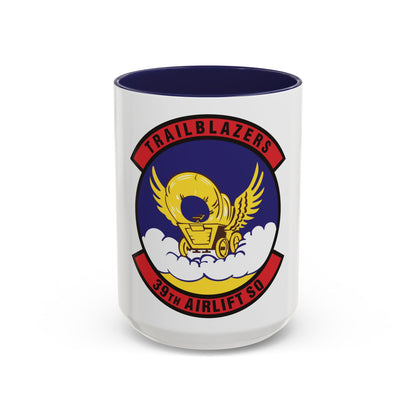 39th Airlift Squadron (U.S. Air Force) Accent Coffee Mug