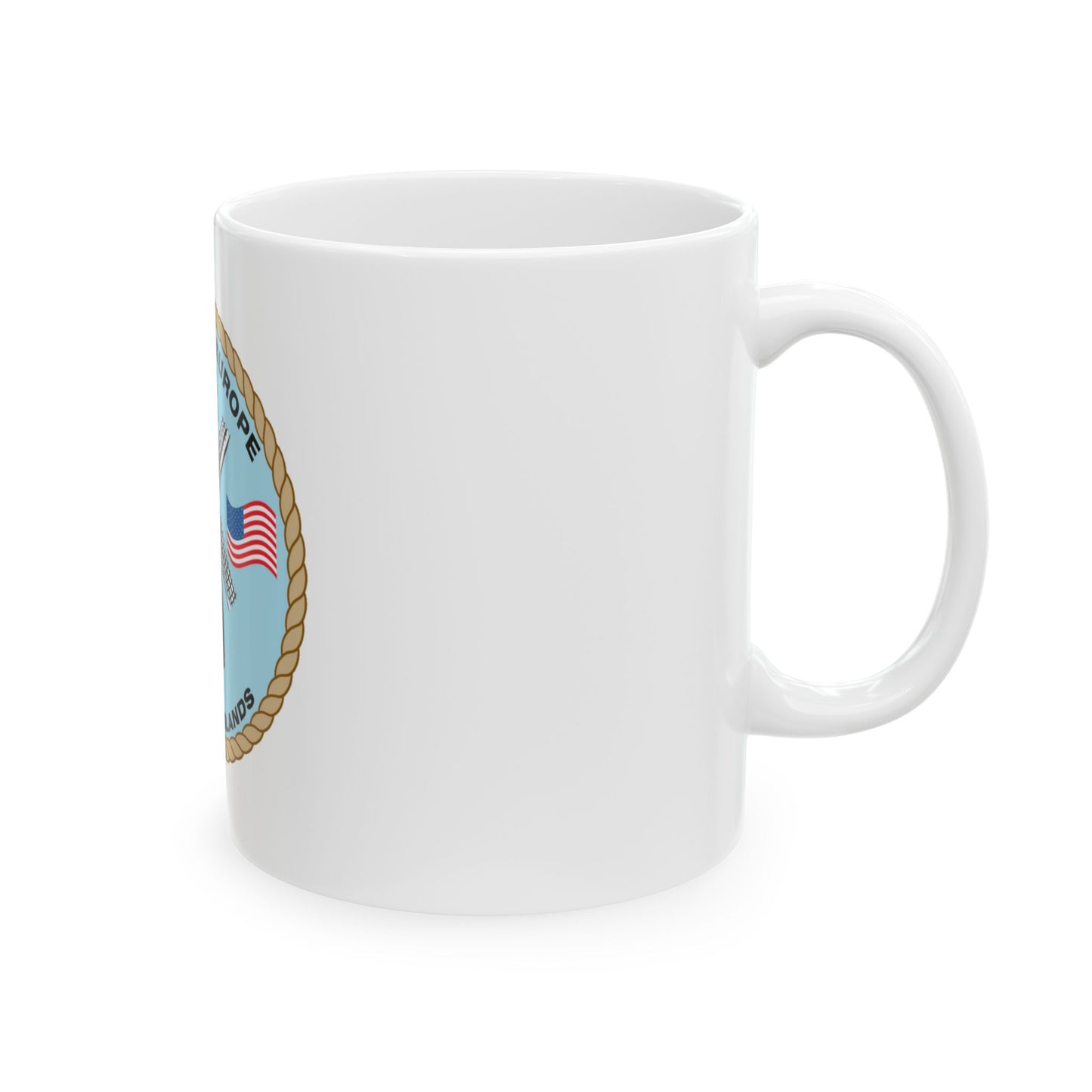 USCG Activities Europe the Netherlands (U.S. Coast Guard) White Coffee Mug