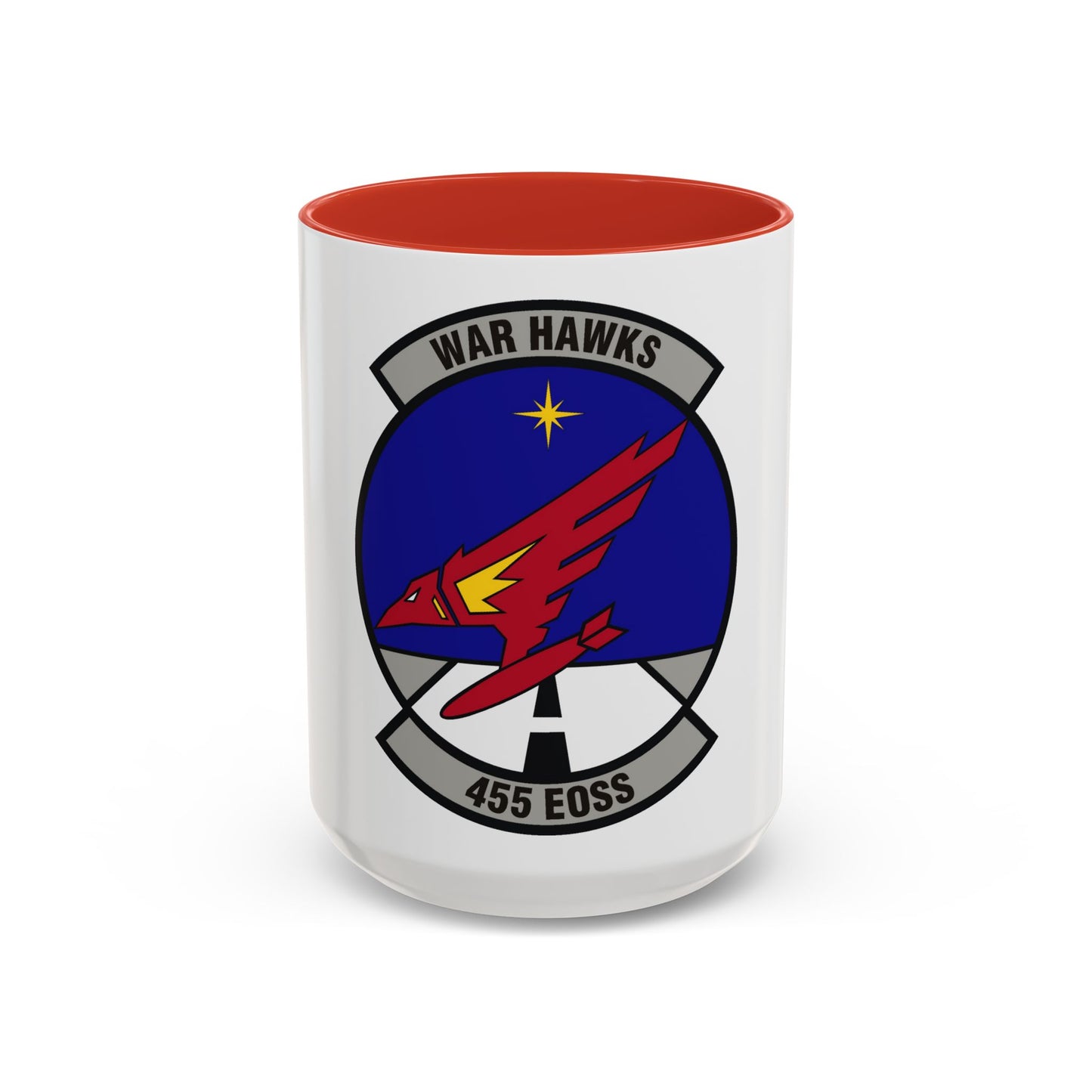 455th Expeditionary Operations Support Squadron (U.S. Air Force) Accent Coffee Mug