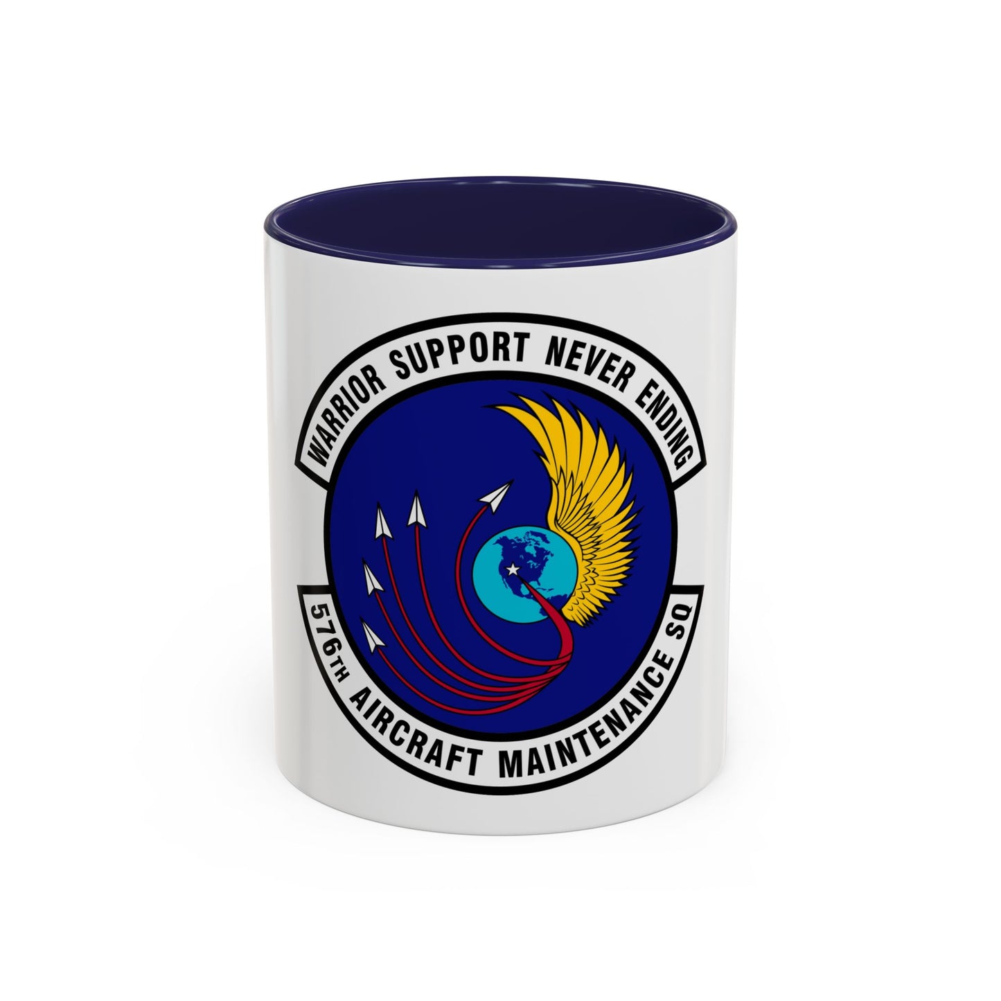 576th Aircraft Maintenance Squadron (U.S. Air Force) Accent Coffee Mug