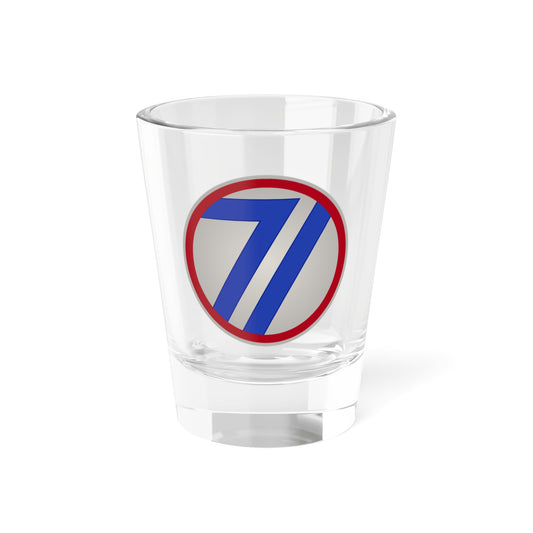 Verre à liqueur de la 71e division d'infanterie (armée américaine) 1,5 oz