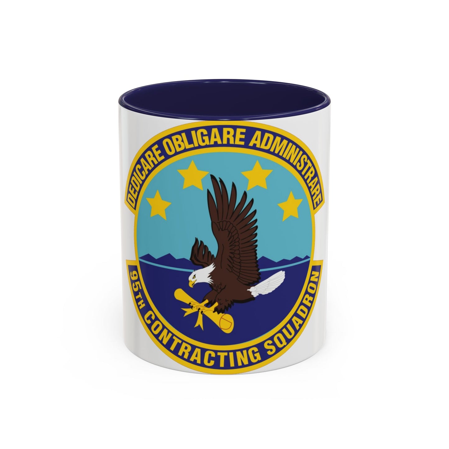 95th Contracting Squadron (U.S. Air Force) Accent Coffee Mug