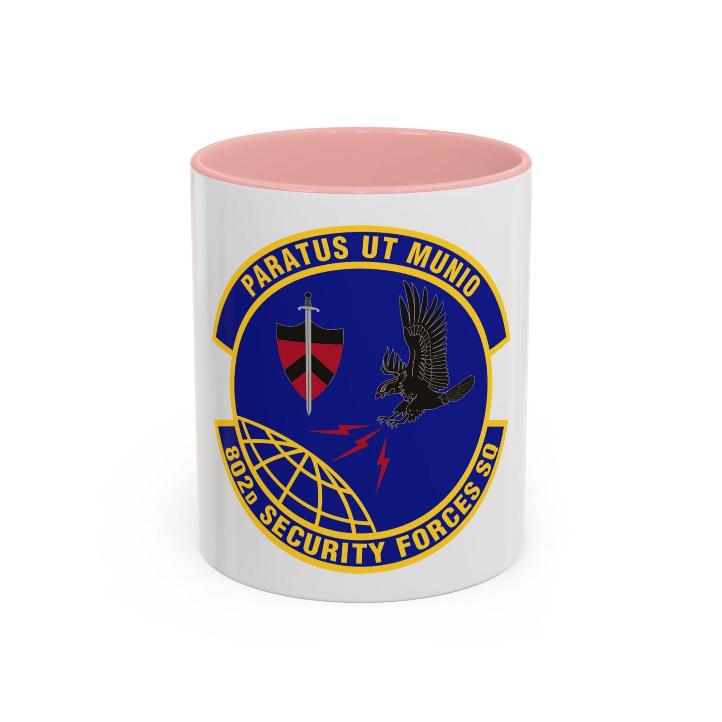 802d Security Forces Squadron (U.S. Air Force) Accent Coffee Mug