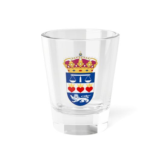 Halmstads tingsrätt vapen (Sweden) (Coat of Arms) Shot Glass 1.5oz