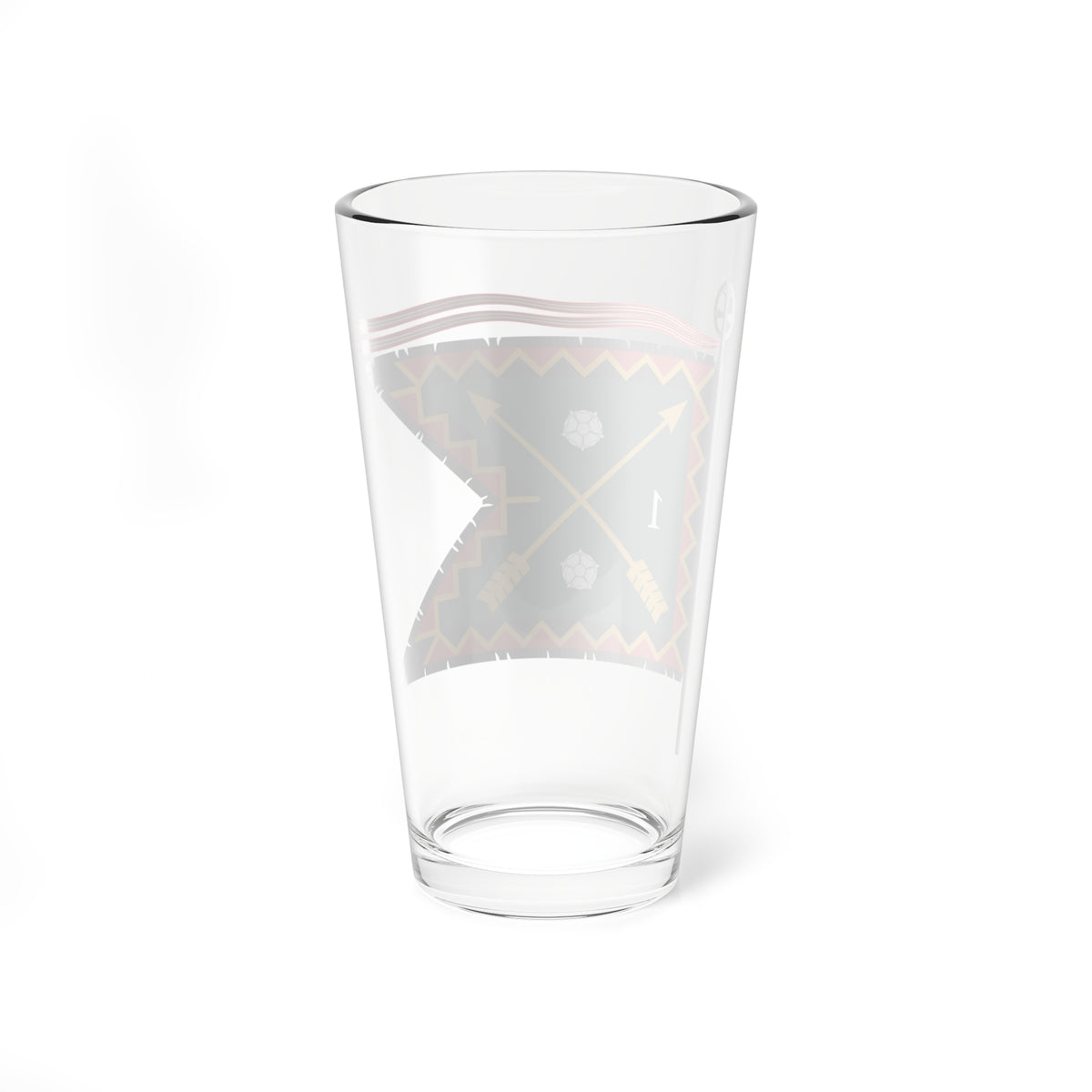 Lapin jääkäripataljoonan lippu (Finland) Pint Glass 16oz