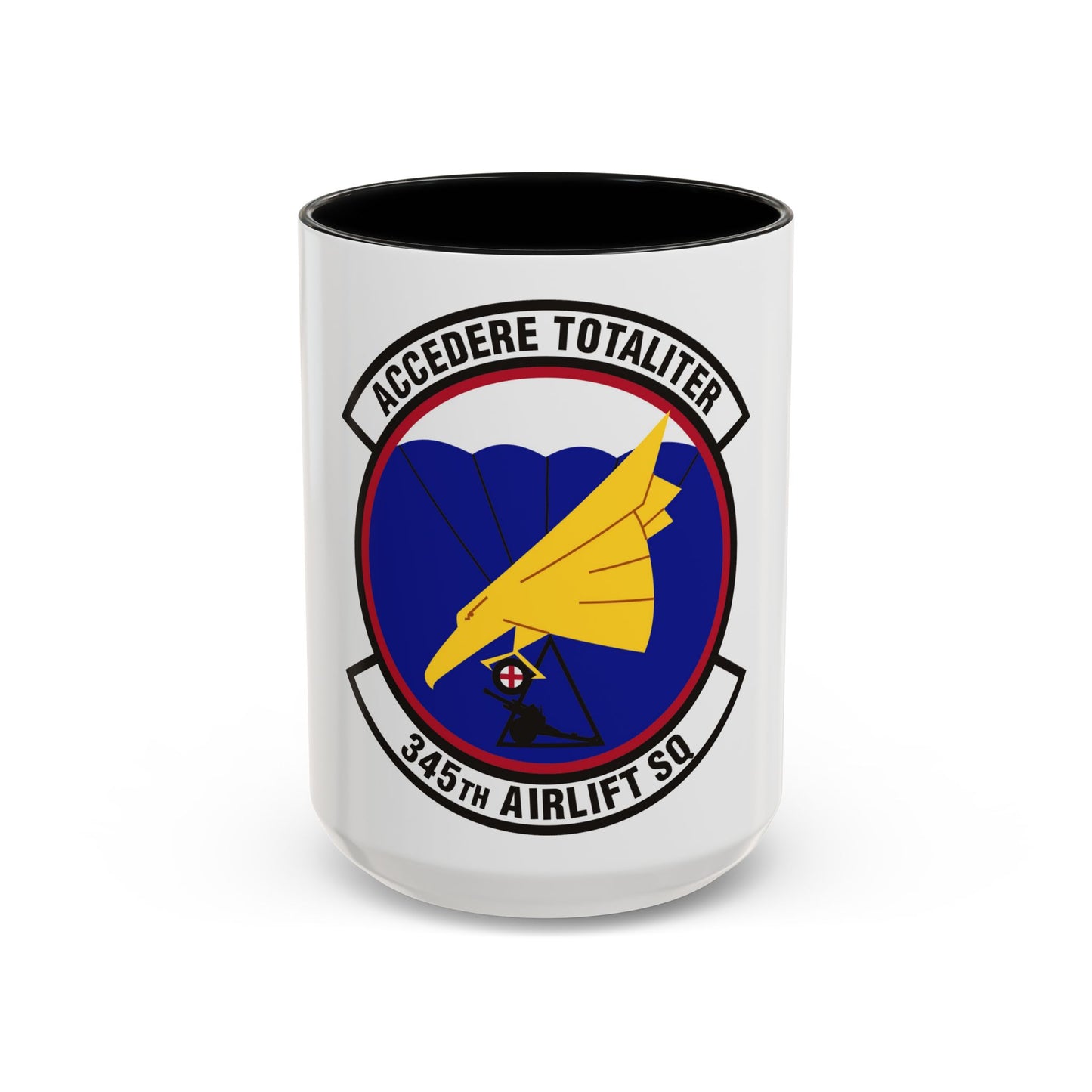 345th Airlift Squadron (U.S. Air Force) Accent Coffee Mug