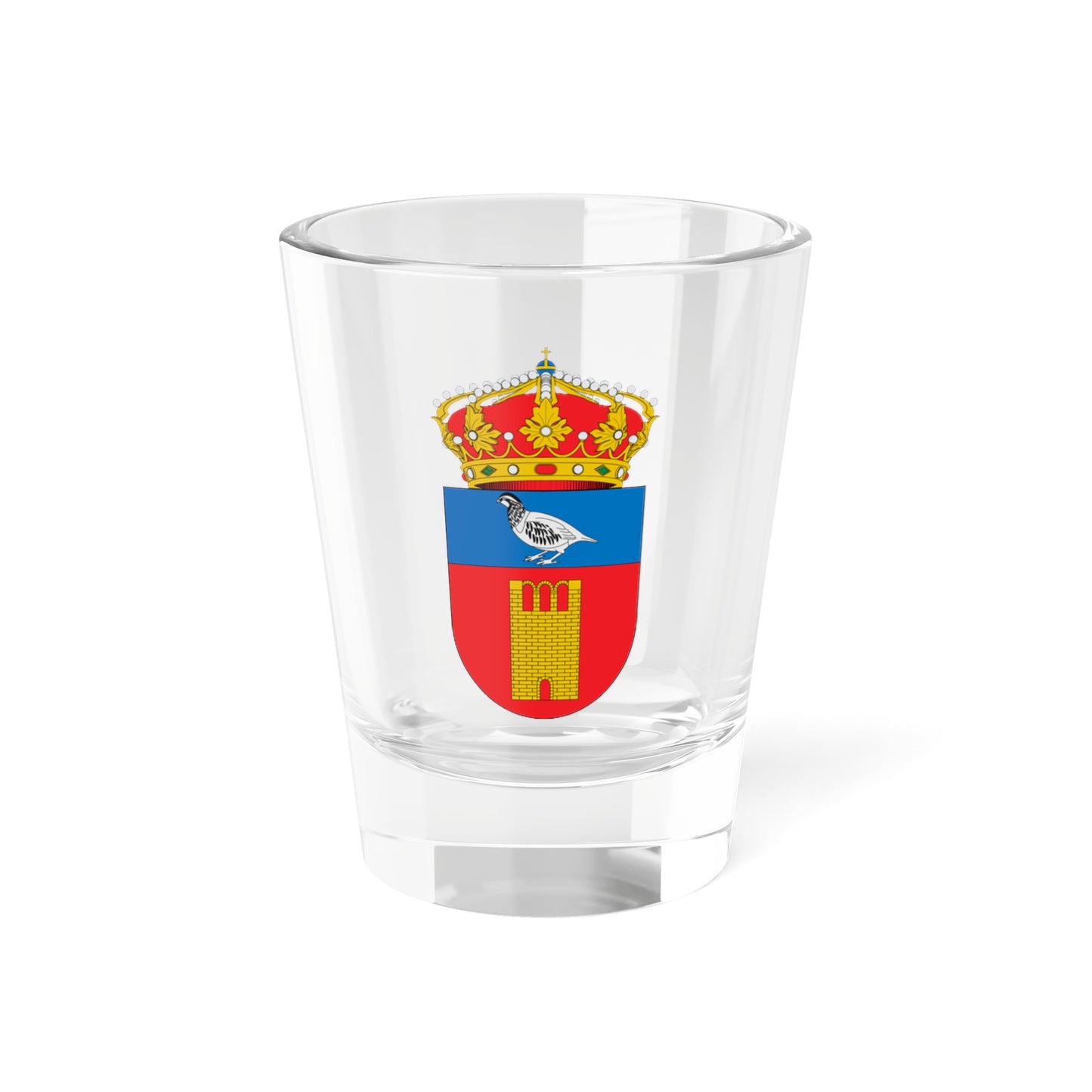 Escudo de Laperdiguera (Spain) (Coat of Arms) Shot Glass 1.5oz