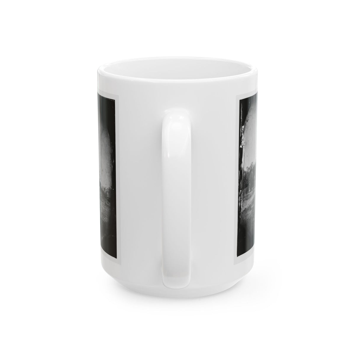 Mechanicsville, Va. View Of Houses (U.S. Civil War) White Coffee Mug