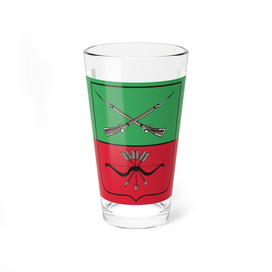 Flag of the Russian administered Zaporizhzhia Oblast (Russia) Pint Glass 16oz