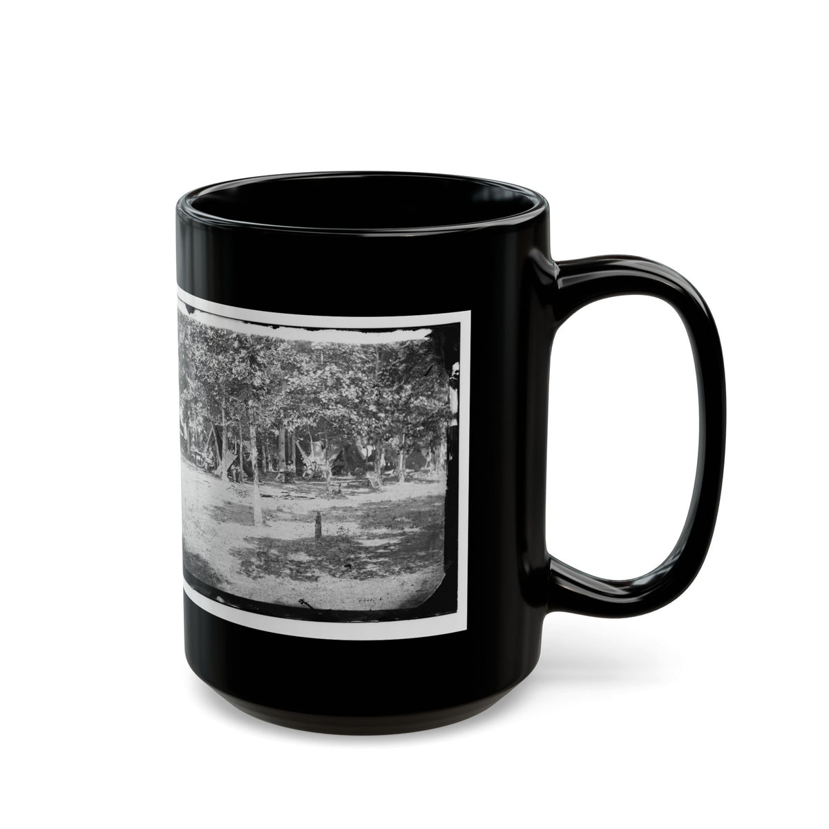 Bealeton, Virginia. View Of Camp Of 93d New York Volunteers (U.S. Civil War) Black Coffee Mug