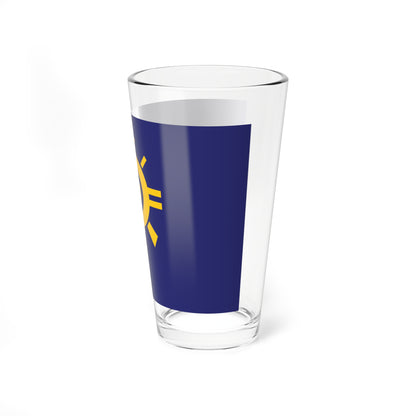 Flag of Higashi Okinawa (Japan) Pint Glass 16oz