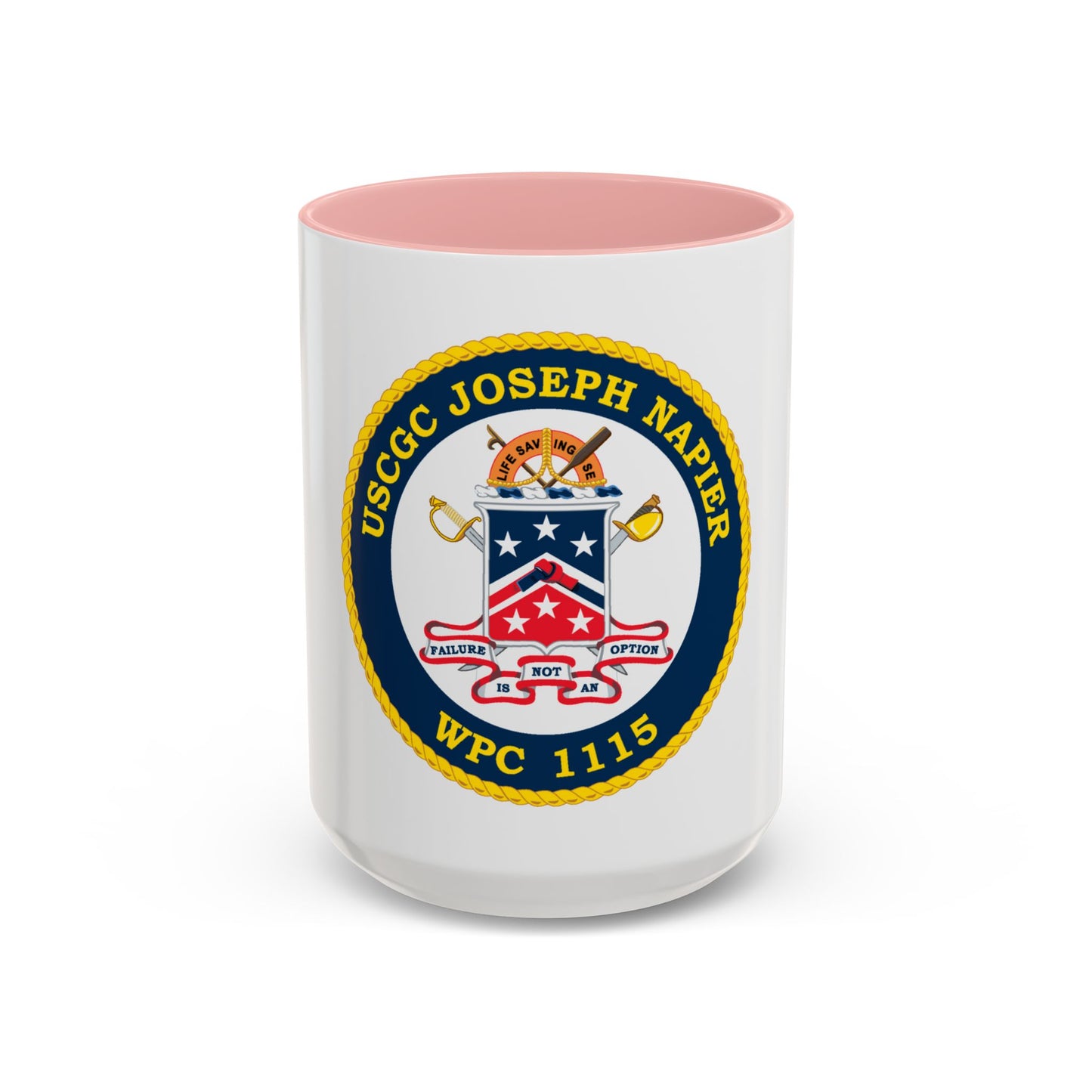 USCGC Joseph Napier WPC 115 (U.S. Coast Guard) Accent Coffee Mug