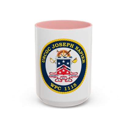 USCGC Joseph Napier WPC 115 (U.S. Coast Guard) Accent Coffee Mug