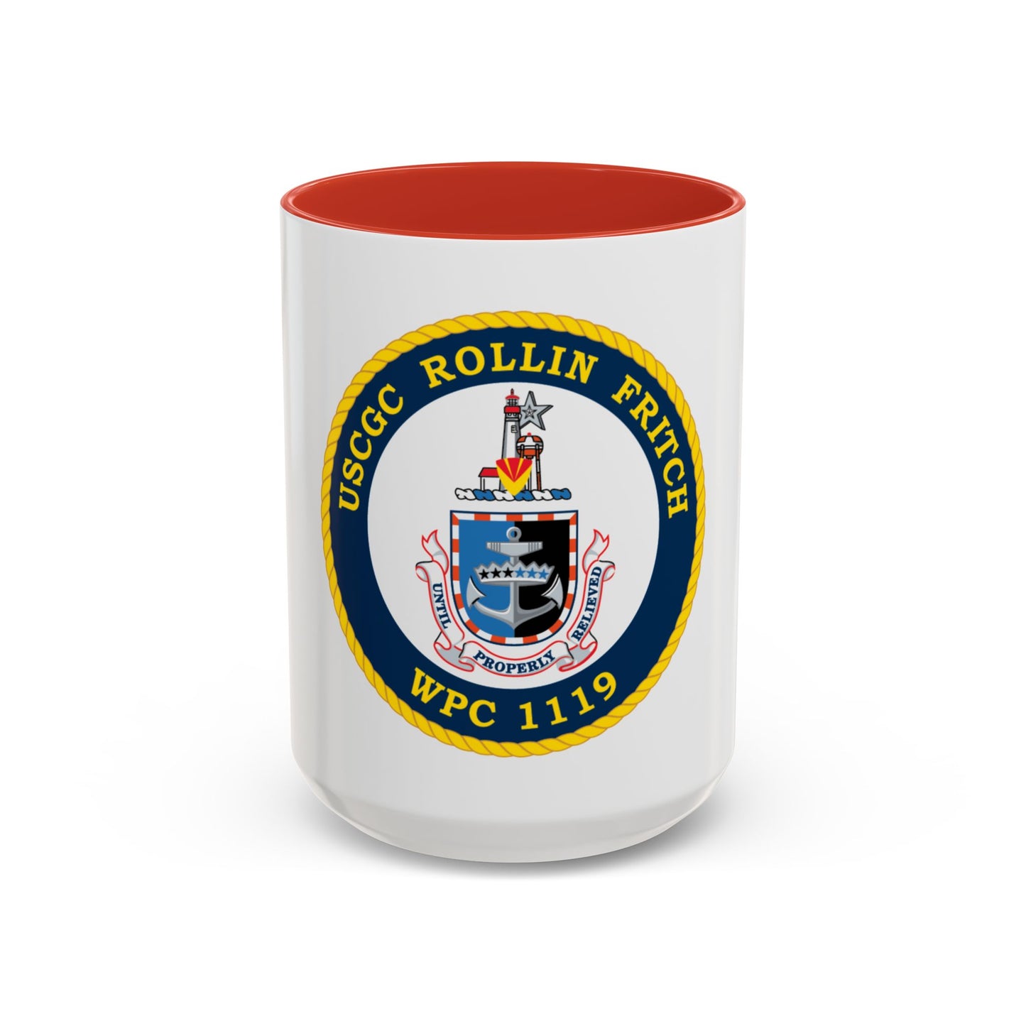 USCGC Rollin Fritch WPC 1119 (U.S. Coast Guard) Accent Coffee Mug