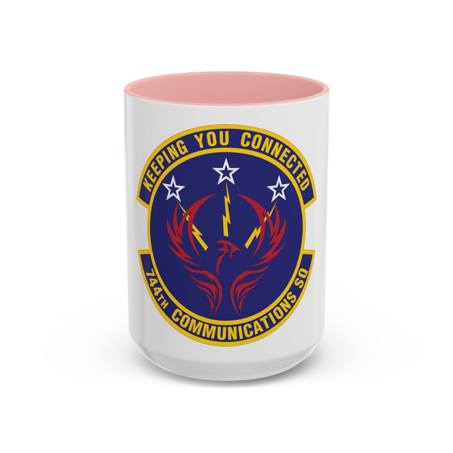 744th Communications Squadron (U.S. Air Force) Accent Coffee Mug