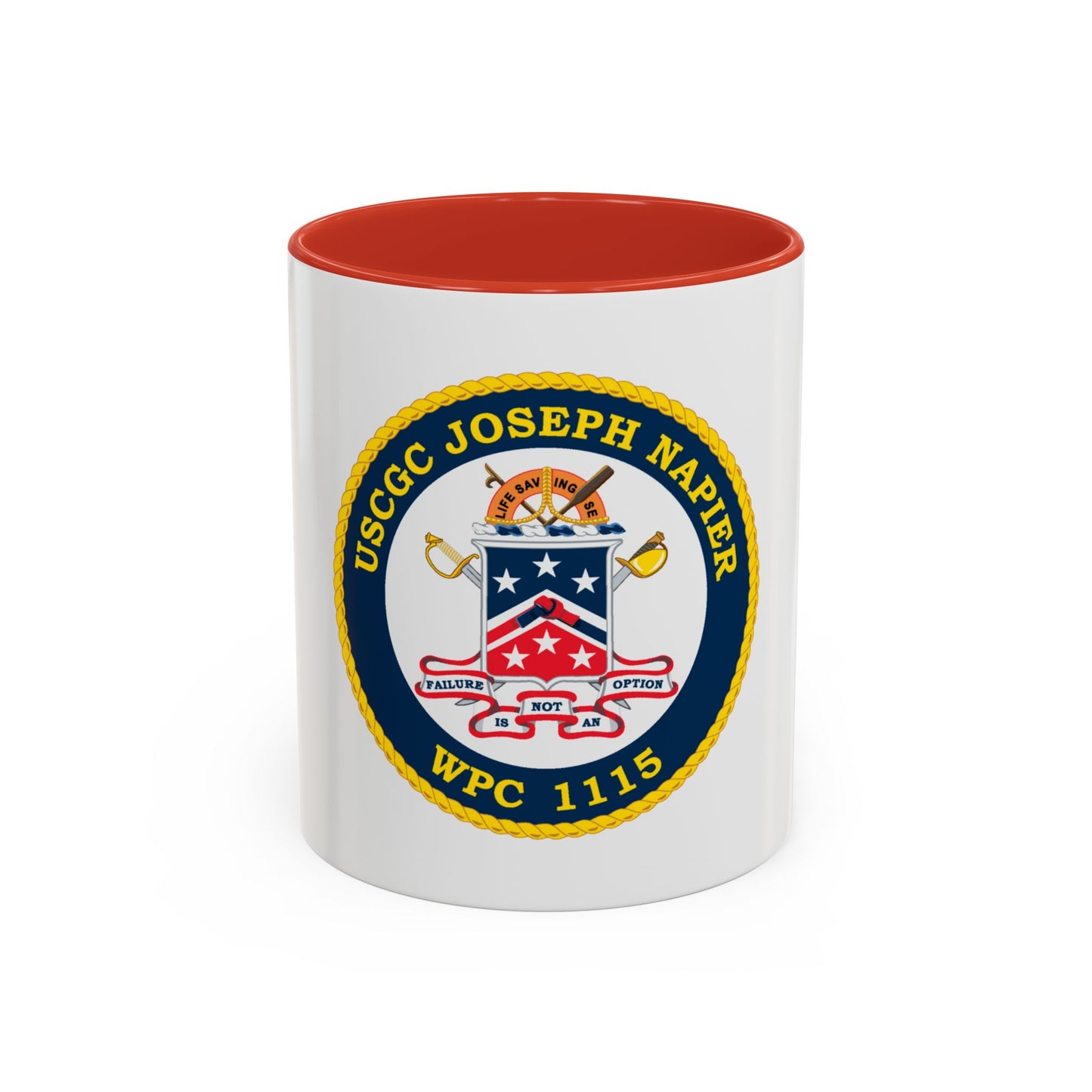 USCGC Joseph Napier WPC 115 (U.S. Coast Guard) Accent Coffee Mug
