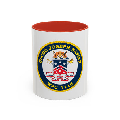 USCGC Joseph Napier WPC 115 (U.S. Coast Guard) Accent Coffee Mug