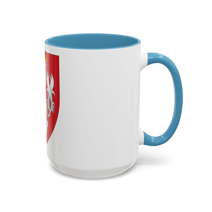 Coat of arms of the House of Luxembourg-Bohemia - Accent Coffee Mug
