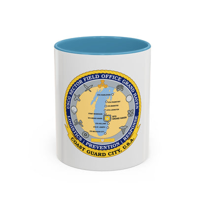 USCG Sector Field Office Grand Haven (U.S. Coast Guard) Accent Coffee Mug