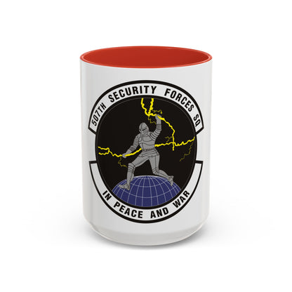 507th Security Forces Squadron (U.S. Air Force) Accent Coffee Mug