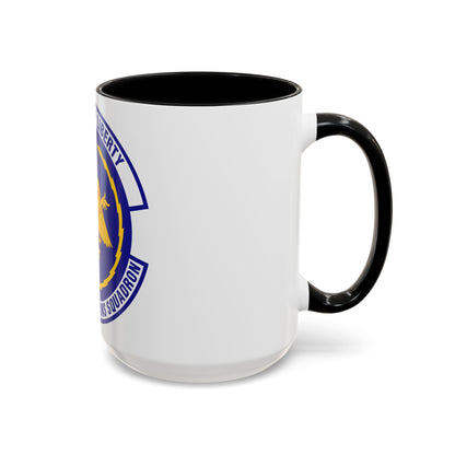 673d Communications Squadron (U.S. Air Force) Accent Coffee Mug