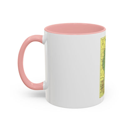 USA - Illinois (1931) (Map) Accent Coffee Mug
