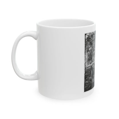 Charleston, S.C. Confederate Torpedoes, Shot, And Shell In The Arsenal Yard (U.S. Civil War) White Coffee Mug