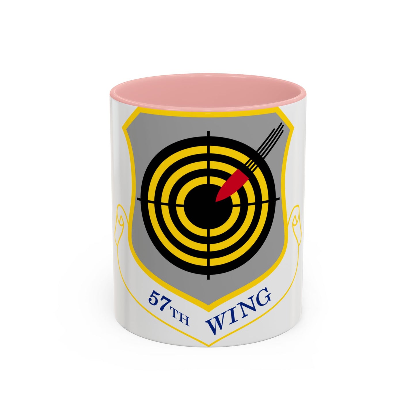 1058px USAF 57th Wing shield (U.S. Air Force) Accent Coffee Mug